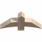 Ekena Millwork Bellingham Smooth Timber Gable Bracket, Douglas Fir, 36"W x 15"H x 5 1/2"D x 5 1/2"F, 10/12 Pitch GBW036X15X0606BEL00SDF - alternate 5
